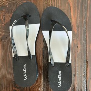New Calvin Klein flip flops